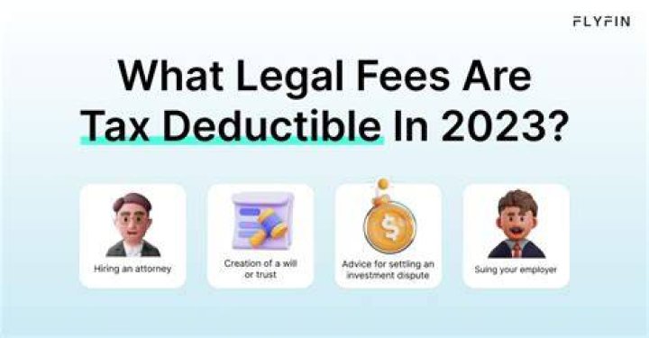 Are legal fees tax deductible in a settlement?