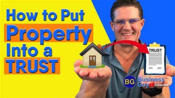 Can I put my investment property in a trust?
