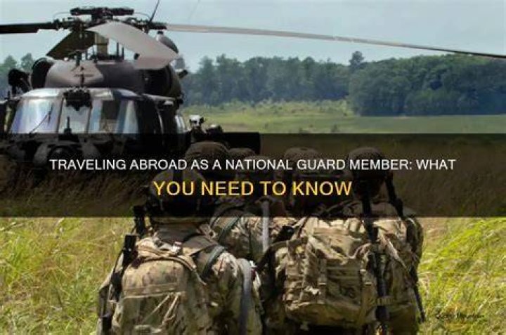 Can you go on vacation while in the National Guard?