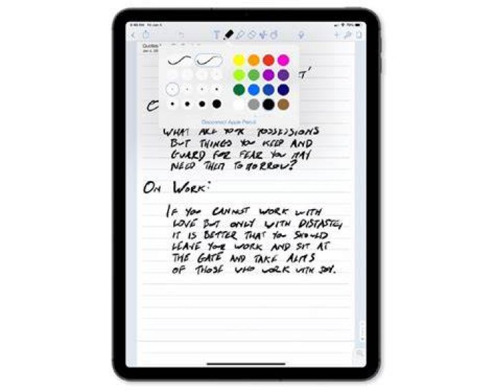 Can you write on iPad without Apple Pencil?