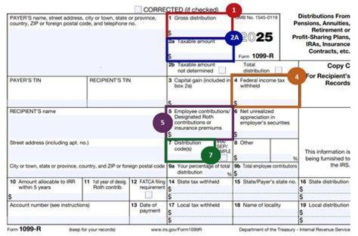 How do I print my 1099r from services online?