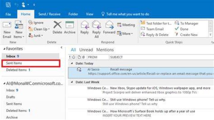How do I retrieve a sent email wrongly?