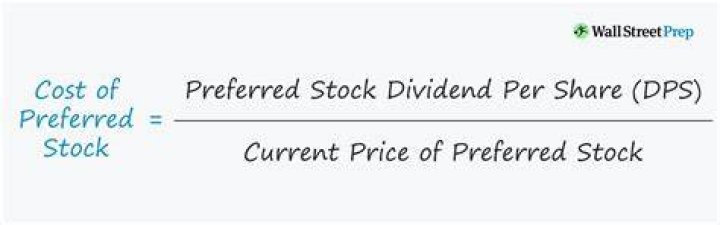 How do you calculate the weight of preferred stock?