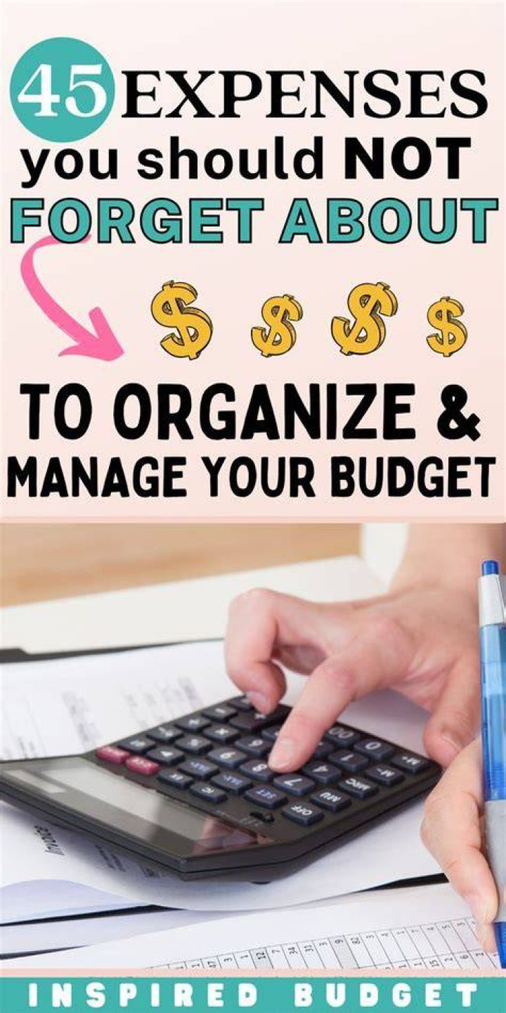 How do you organize your expenses?
