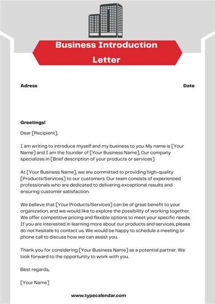 How do you start a business introduction?