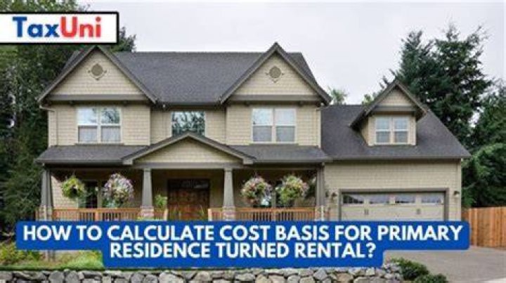 How to calculate basis of a primary residence converted to?