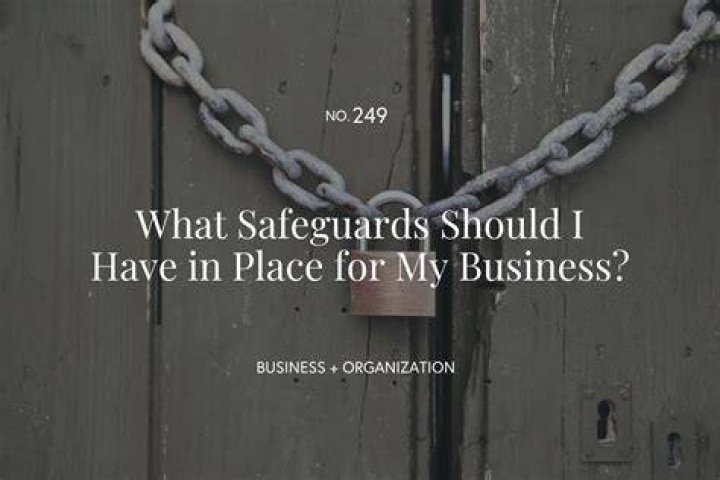 What are some internal safeguards for a business?