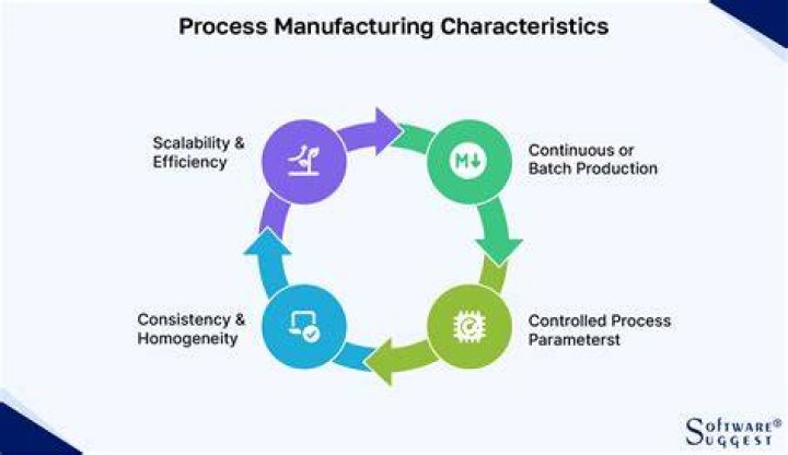 What are the characteristics of a manufacturing process?