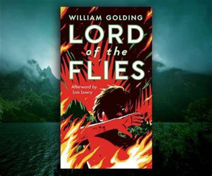 What happens at the end of chapter 1 Lord of the Flies?