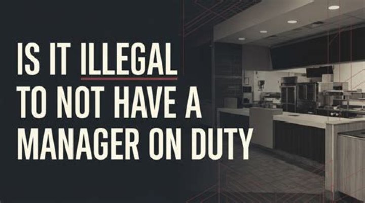 What is illegal for a manager to do?