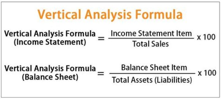 What is the vertical analysis formula?