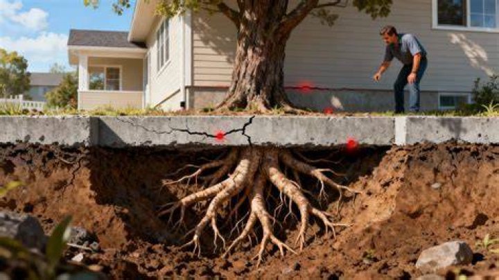 What to do if a tree is about to fall on your house?
