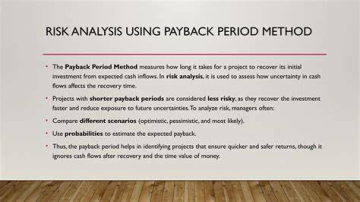 When using the payback method payback is expressed in terms of?