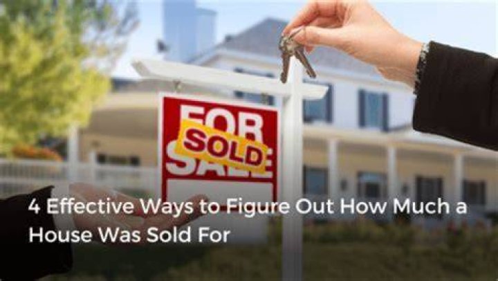 When was the last time a house was sold?