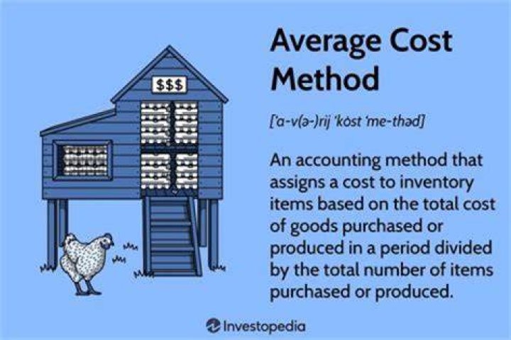 Which companies use average cost method?
