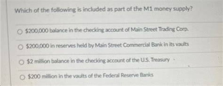 Which of the following is included M1?