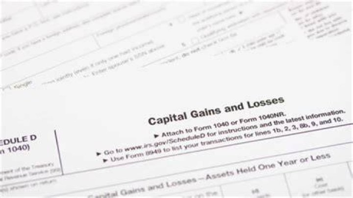 Which schedule reports capital gains and losses?